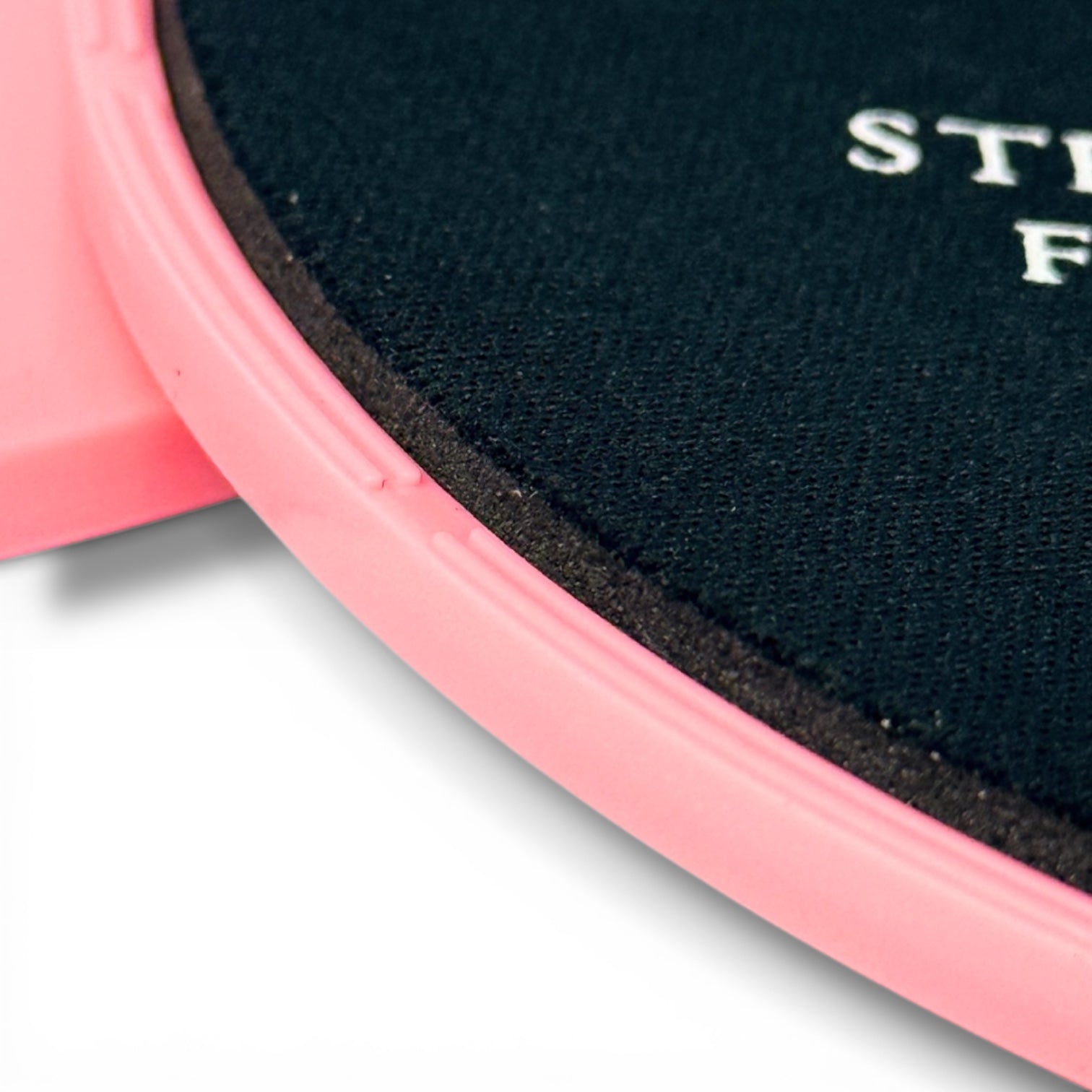 Blush core sliders pair for dance and pilates core conditioning — Dance Fit Co