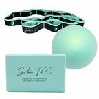 Dance Fit Co Foundation Bundle Coast stretch band split block and pilates ball — Dance Fit Co

