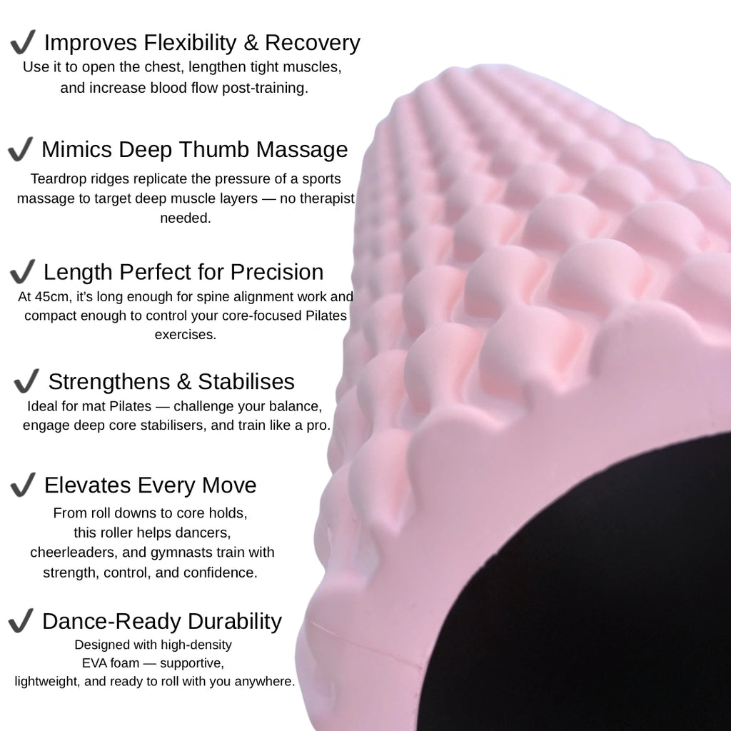 Large Foam Roller — Cloud Blush