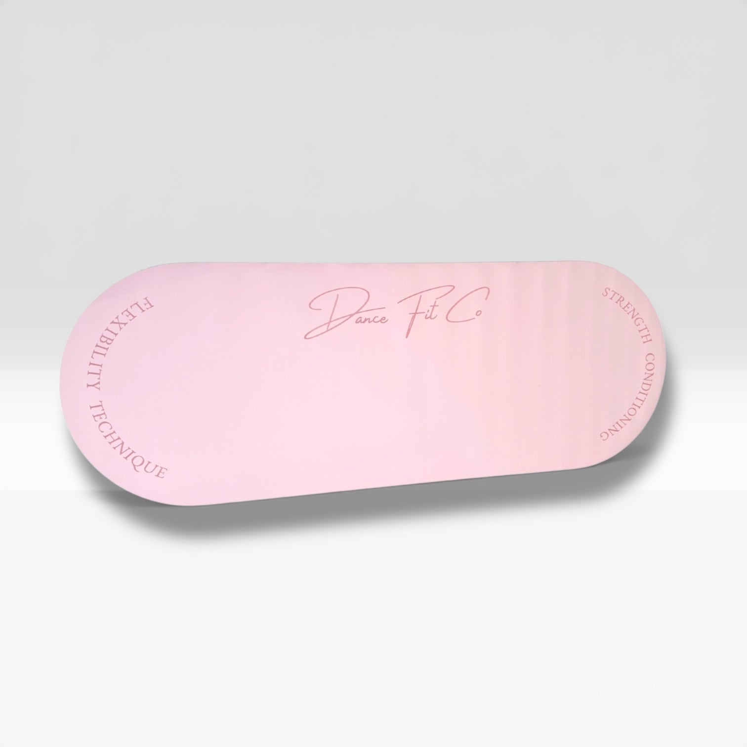 Dance Fit Co stretch mat PU leather non-slip surface detail