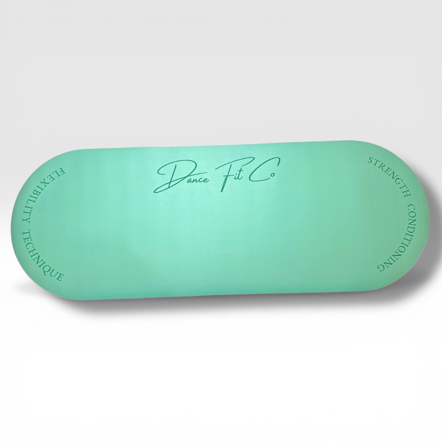 Coast mint PU leather yoga mat for dance training — Dance Fit Co