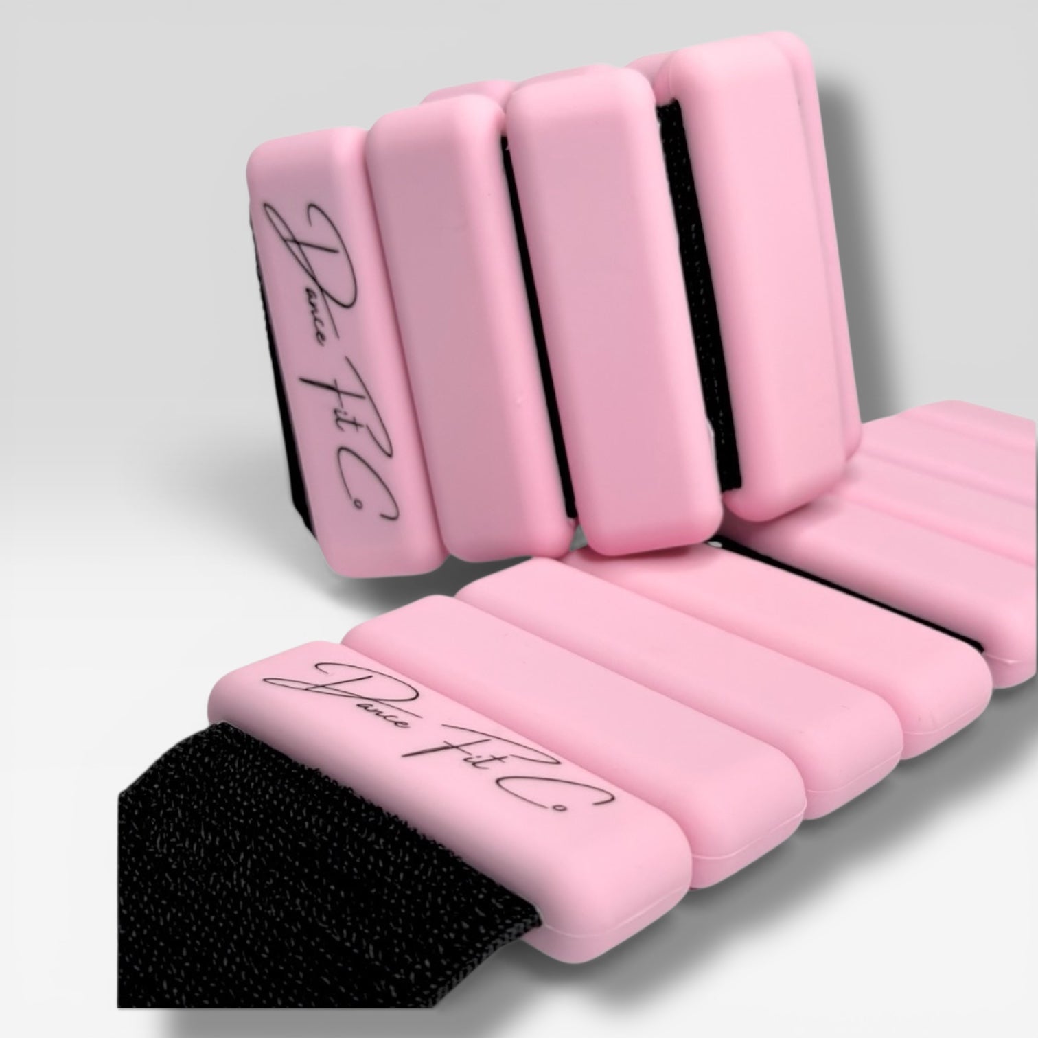 Blush ankle weights 1kg for dance conditioning — Dance Fit Co