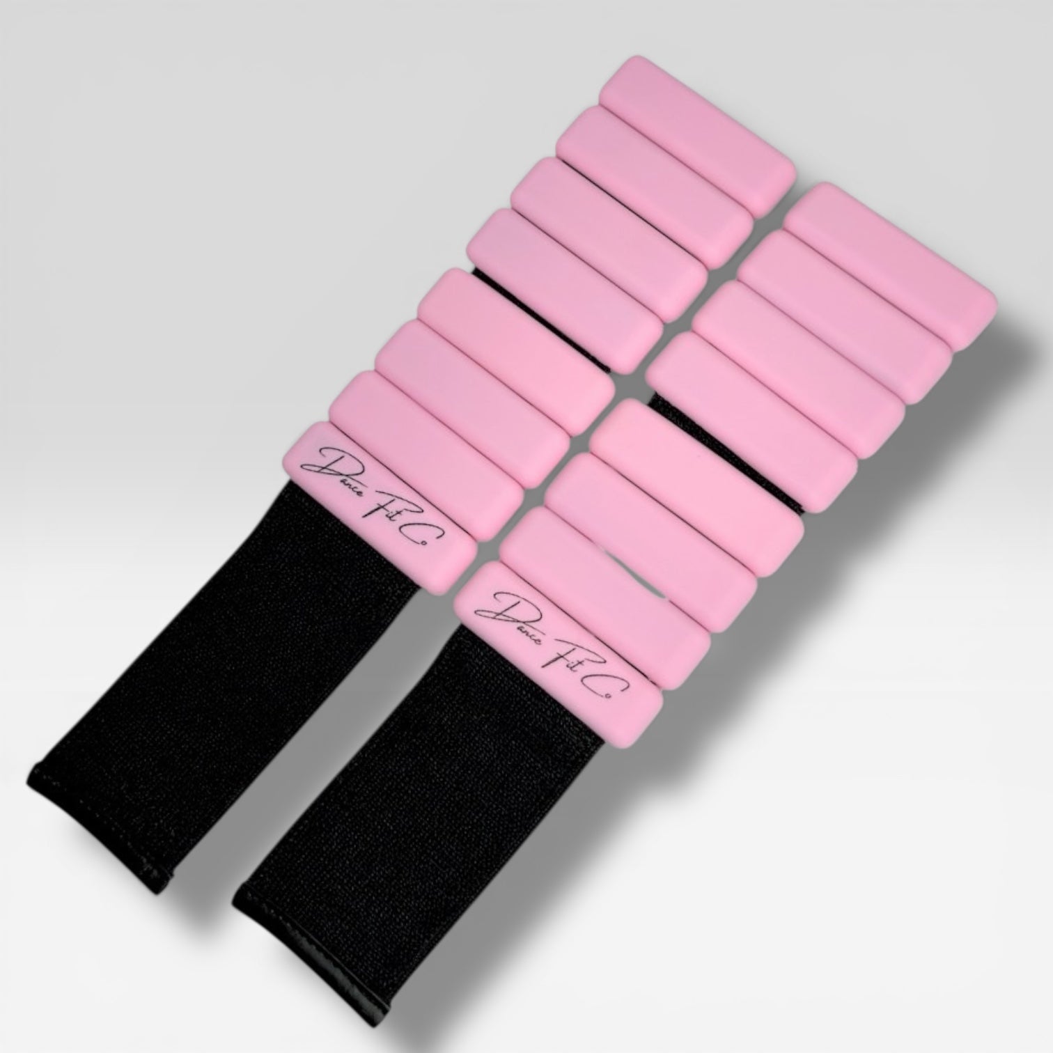 Blush ankle weights 1kg for dance conditioning — Dance Fit Co