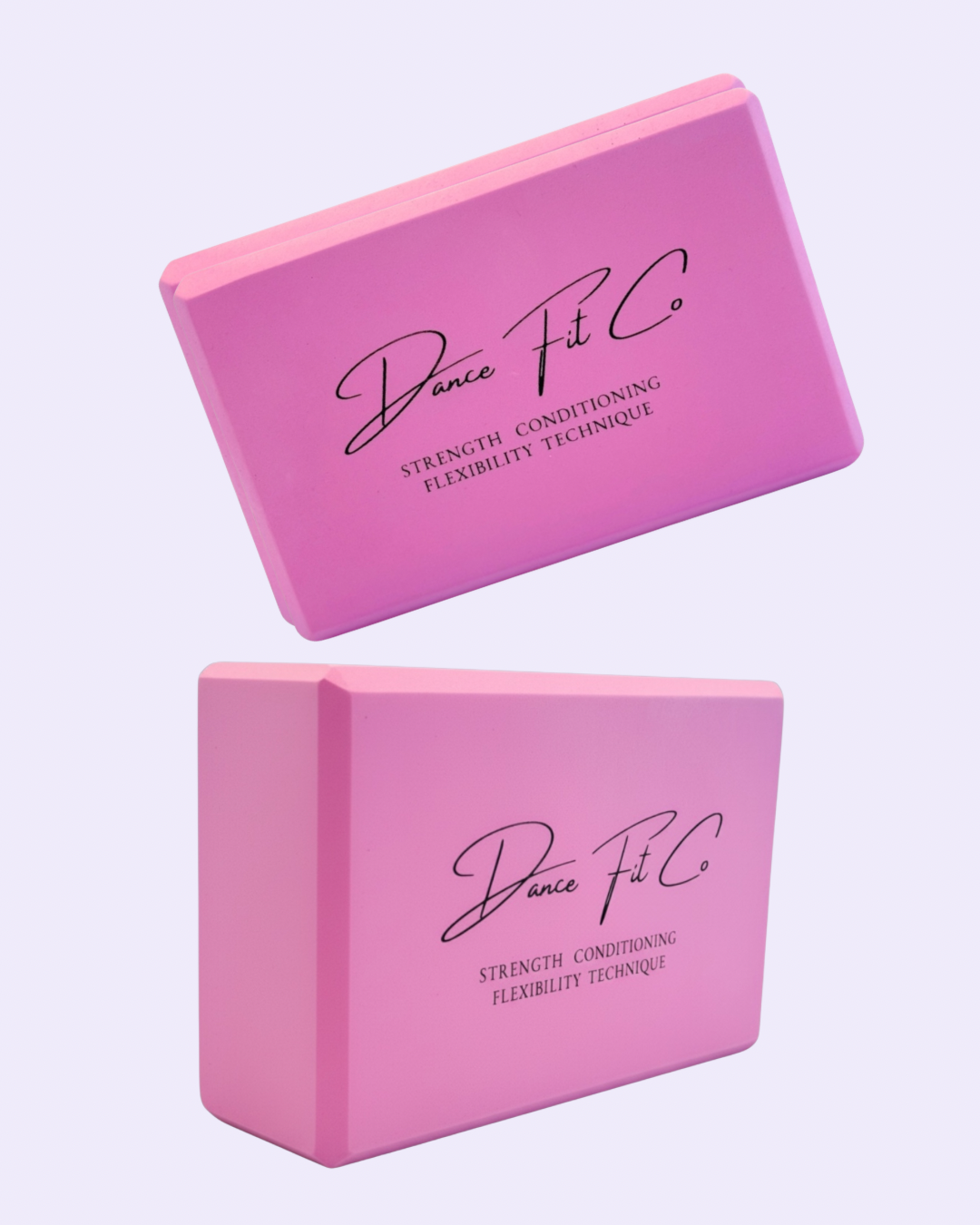 Split Block Blush twin pack for splits, balance and alignment training, Dance Fit Co