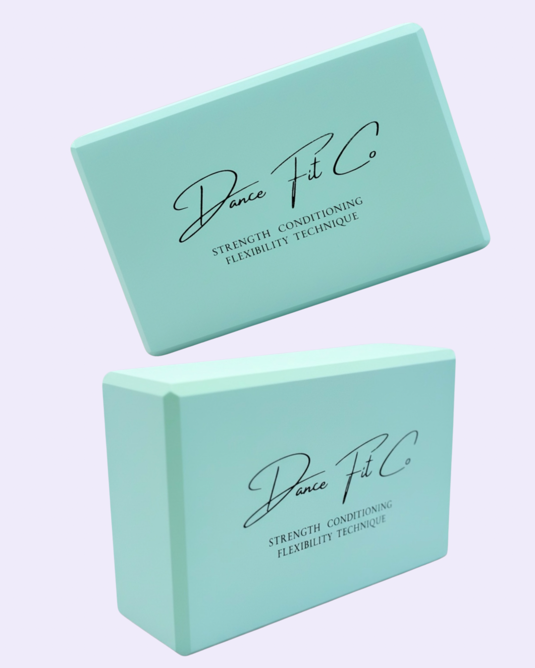 Split Block Seafoam twin pack for splits, balance and alignment training, Dance Fit Co